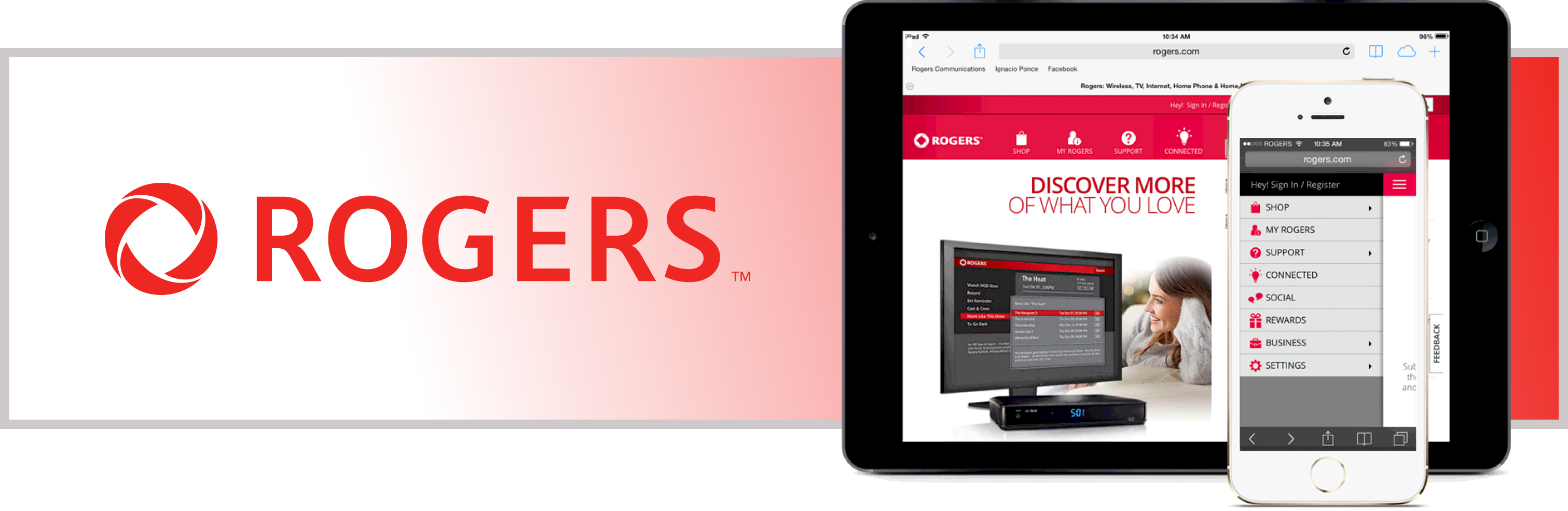 Rogers website redesign